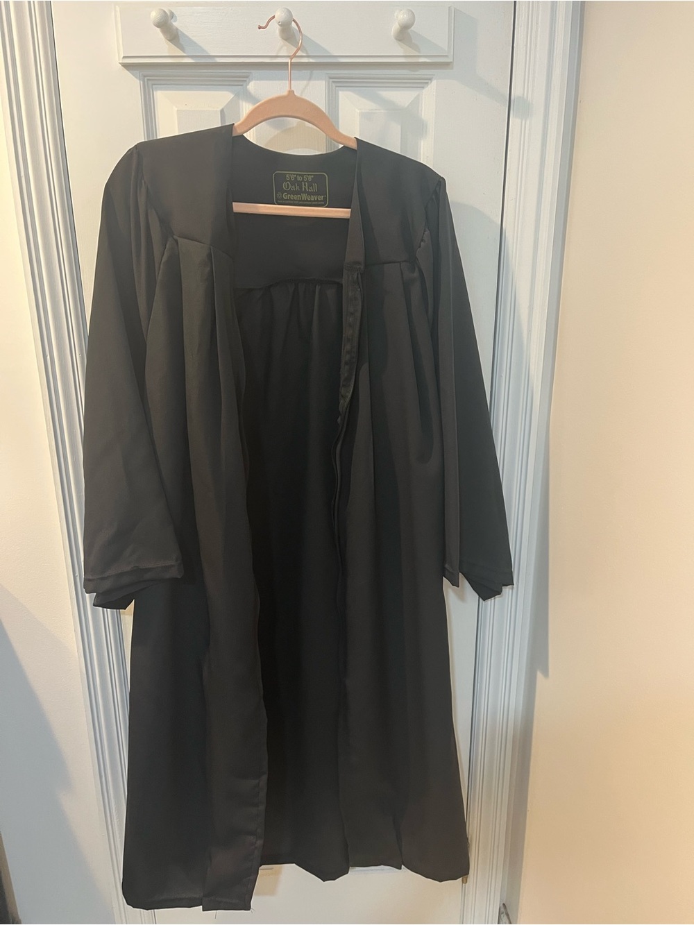 Black Undergraduate Graduation Gown